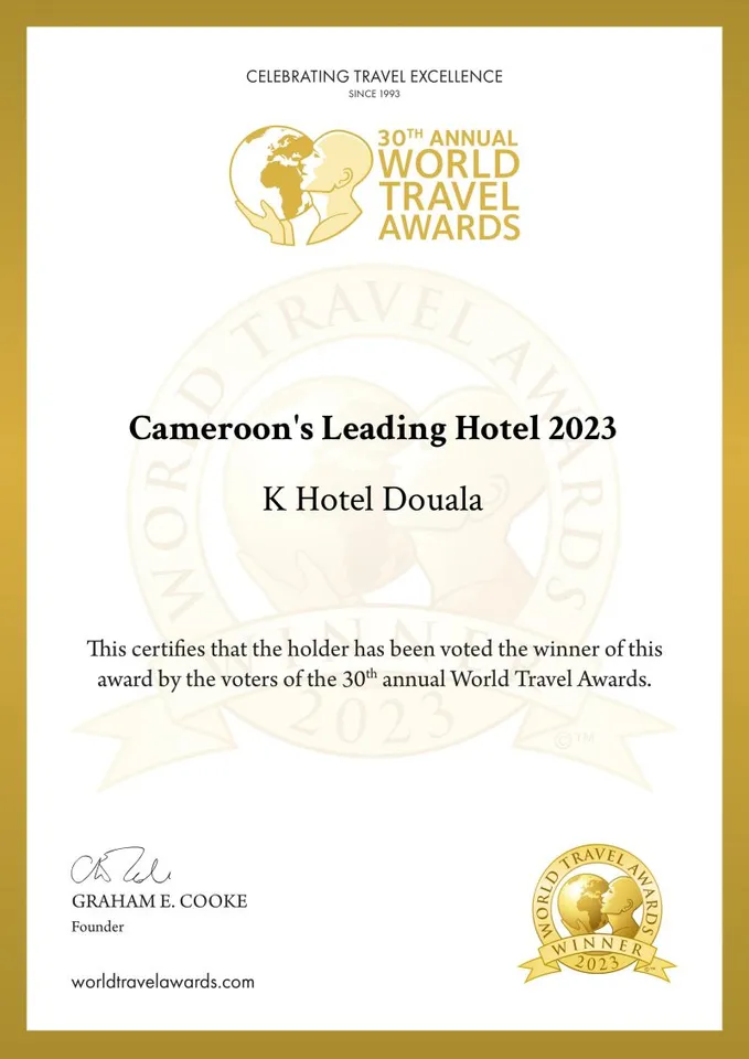Cameroon's Leading Hotel Award 2023