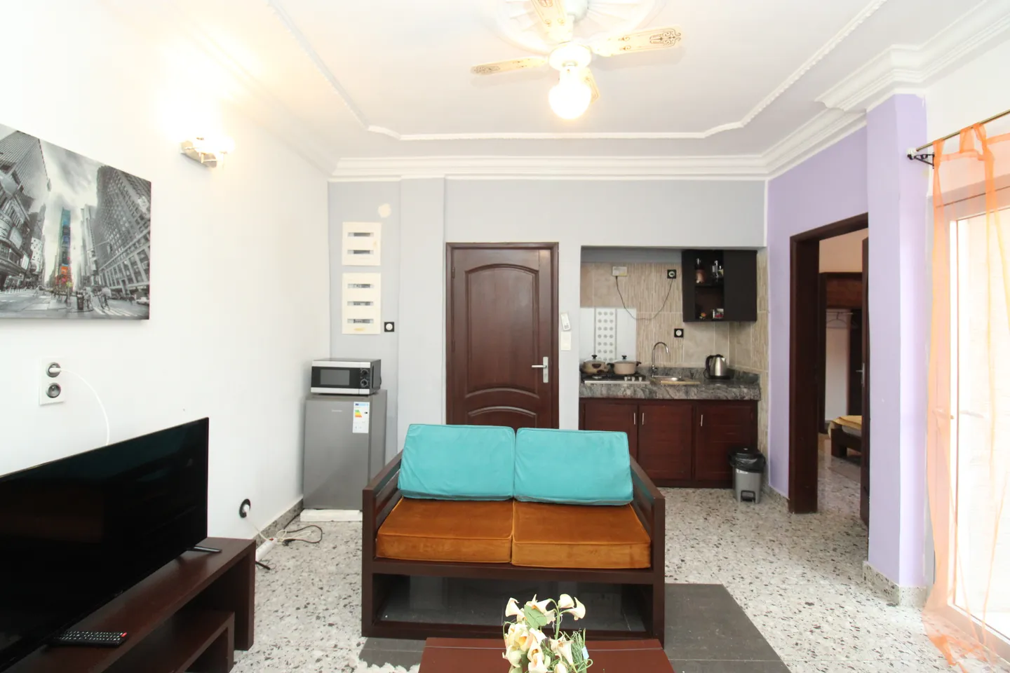 Studio Meublé Japoma Stade, Douala (2/12)